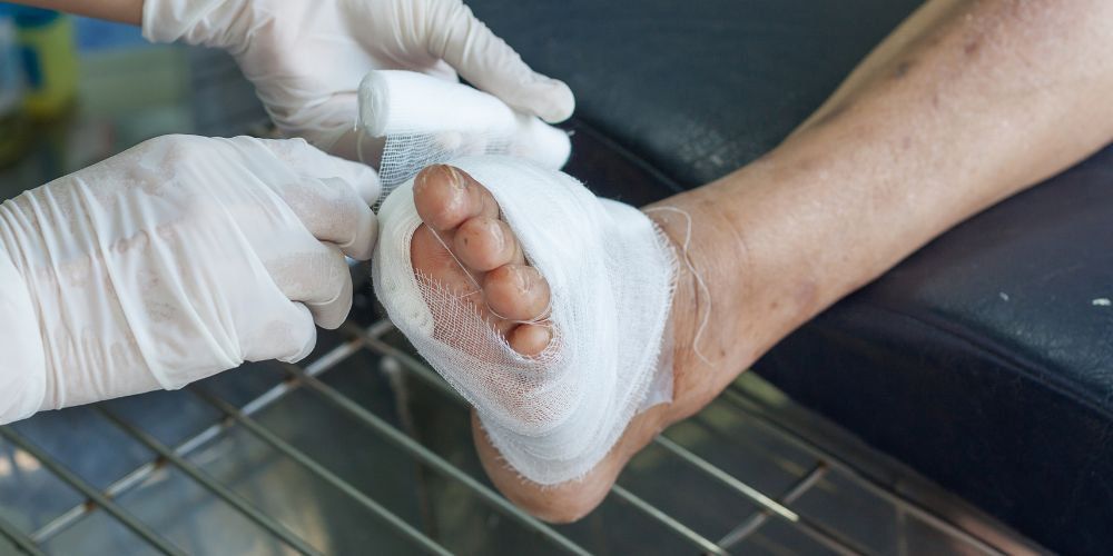 Wound & Diabetic Wound Dressing - Nursing services in Patna - wound & diabetic wound dressing patna - Nursing Sarathi